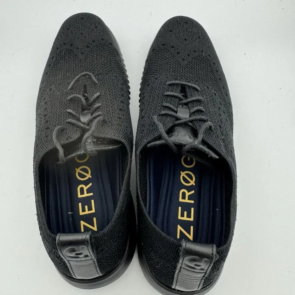 Cole Haan 2.ZERØGRAND Stitchlite Wingtip Oxford Shoes Black Men’s 9.5M